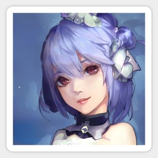 Anime Blue Hair Magnet